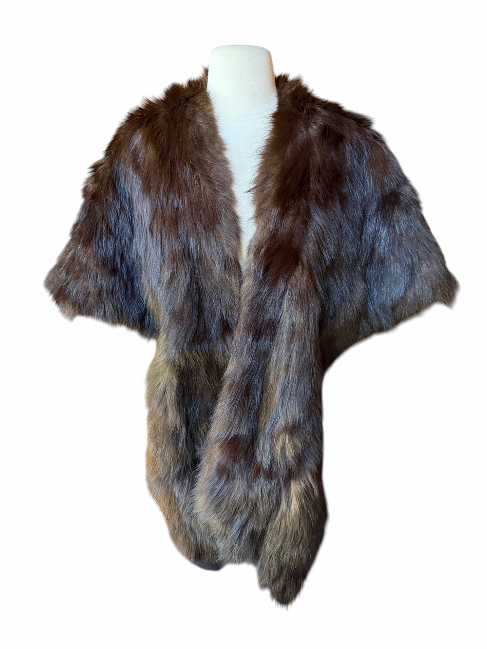 1950s Authentic Mink Fur Stole